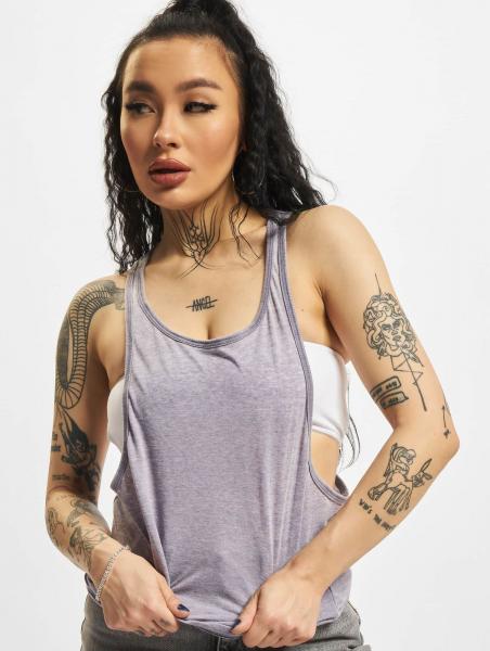 l&auml;ssiges Urban Classics Damen T-Shirt 130 g/m&sup2; Blau