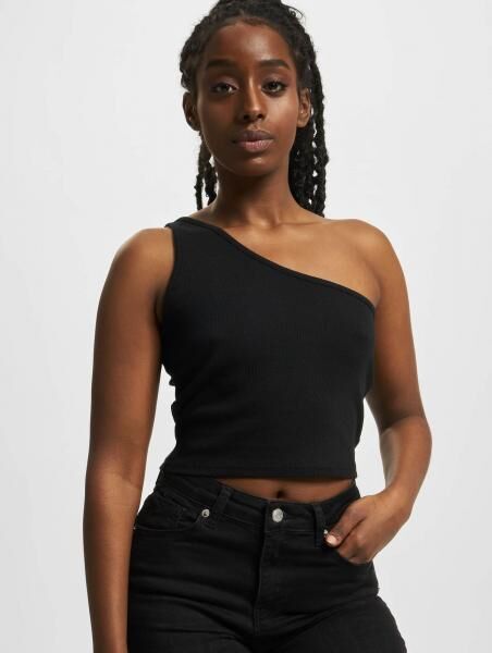 l&auml;ssiges Urban Classics Damen T-Shirt Stretch 180 g/m&sup2; mit Baumwolle Schwarz