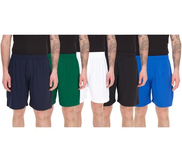 masita Bogota Herren Trainings-Shorts mit Clima Tech-Technologie Sport-Hose mit Innenslip 2101 Schwarz, Dunkelblau, Wei&szlig;, Blau oder Gr&uuml;n