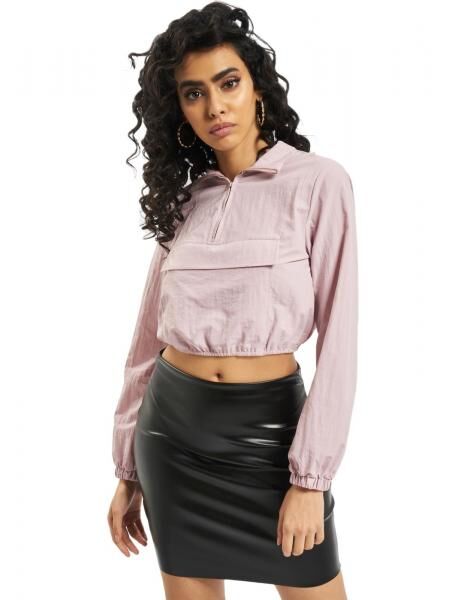 Missguided Kurze, leichte Shell-Jacke mit Fronttasche in Rosa