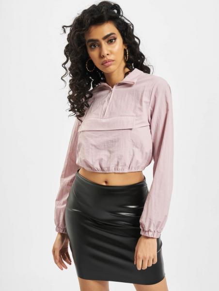 Missguided Kurze, leichte Shell-Jacke mit Fronttasche in Rosa