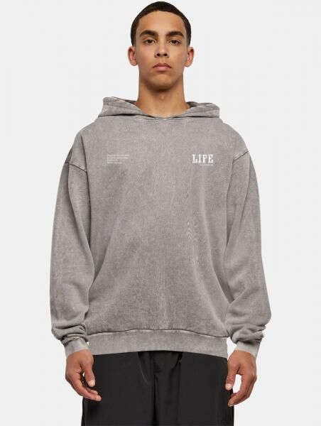 moderner Merchcode Herren Hoodie 300 g/m&sup2; mit Baumwolle Grau