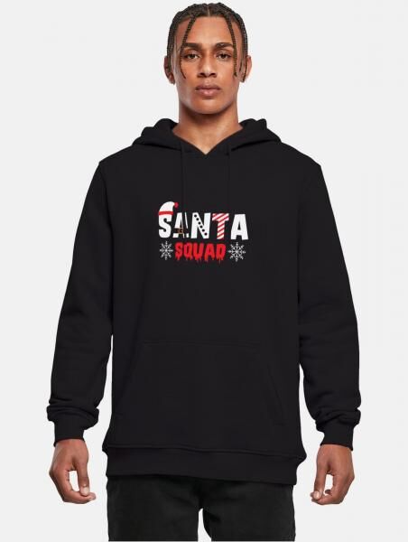 moderner POD Herren Hoodie 300 g/m&sup2; mit Baumwolle Schwarz