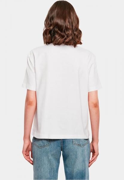 modernes Merchcode Damen T-Shirt 200 g/m&sup2; mit Baumwolle Wei&szlig;