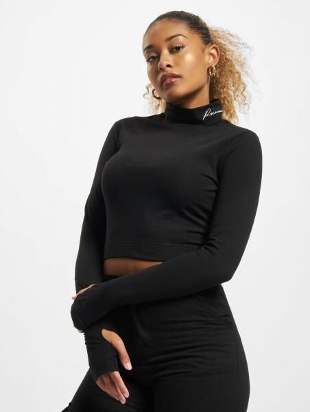 modernes Rocawear Damen Sweatshirt Stretch mit Baumwolle Schwarz
