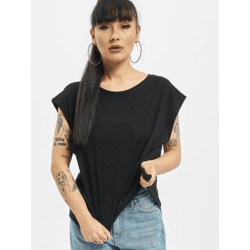modernes Urban Classics Damen T-Shirt 140 g/m² mit Baumwolle Schwarz