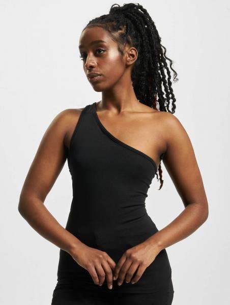 modernes Urban Classics Damen T-Shirt Stretch 180 g/m&sup2; mit Baumwolle Schwarz