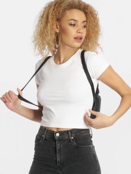 modernes Urban Classics Damen T-Shirt Stretch 180 g/m&sup2; mit Baumwolle Wei&szlig;