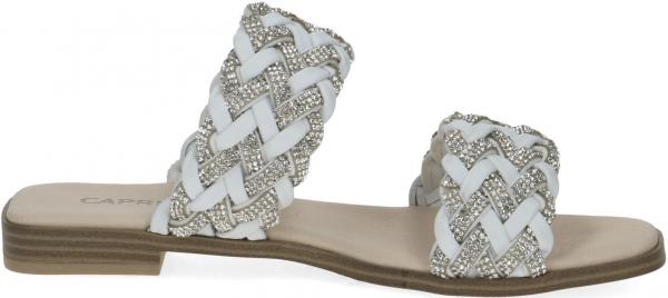 Modische CAPRICE Pantoletten Schlupfschuhe f&uuml;r Damen 9-9-27103-20 167 Wei&szlig;
