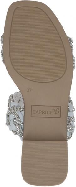 Modische CAPRICE Pantoletten Schlupfschuhe f&uuml;r Damen 9-9-27103-20 167 Wei&szlig;