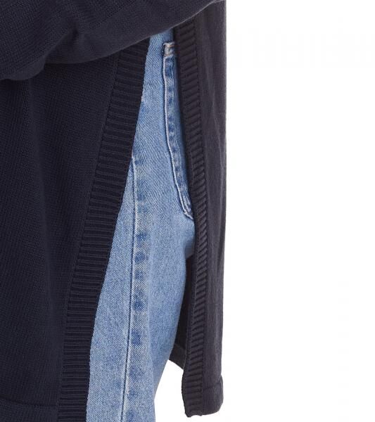 neun 9 monate Damen Strickpullover Umstandsmode Schwangerschafts-Pulli 24659305 Dunkelblau