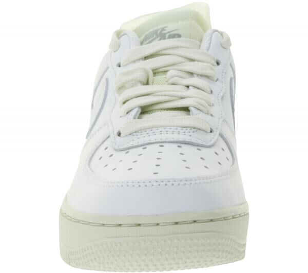 NIKE Air Force 1 LO PRM Unisex Sneaker Echtleder Turnschuhe mit Air-D&auml;mpfung Low-Top Sneaker DN5463 100 Wei&szlig;
