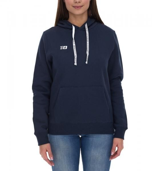 Outfitter Ocean Fabrics Thai Damen Hoodie nachhaltiger Kapuzen-Pullover im Basic-Style OUT-W-1003-OTW-42 Navy