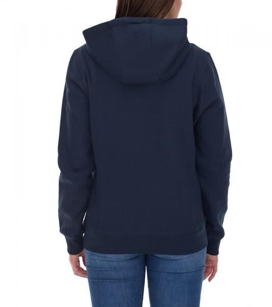 Outfitter Ocean Fabrics Thai Damen Hoodie nachhaltiger Kapuzen-Pullover im Basic-Style OUT-W-1003-OTW-42 Navy