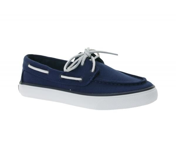 SPERRY Bahama 2.0 Canvas Boots-Schuhe nachhaltige Damen Freizeit-Schuhe mit Memory-Schaum Sohle STS88706 Navy
