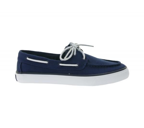 SPERRY Bahama 2.0 Canvas Boots-Schuhe nachhaltige Damen Freizeit-Schuhe mit Memory-Schaum Sohle STS88706 Navy