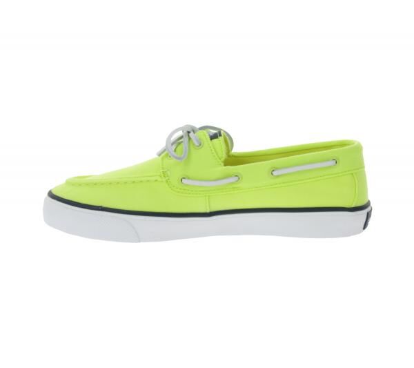 SPERRY Bahama 2.0 Canvas Boots-Schuhe nachhaltige Damen Freizeit-Schuhe mit Memory-Schaum Sohle STS88708 Lime-Gr&uuml;n