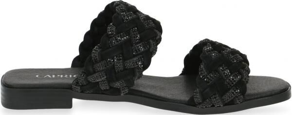 Sportliche CAPRICE Pantoletten Schlupfschuhe f&uuml;r Damen 9-9-27103-20 030 Schwarz