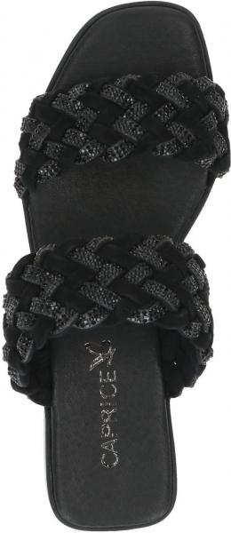 Sportliche CAPRICE Pantoletten Schlupfschuhe f&uuml;r Damen 9-9-27103-20 030 Schwarz