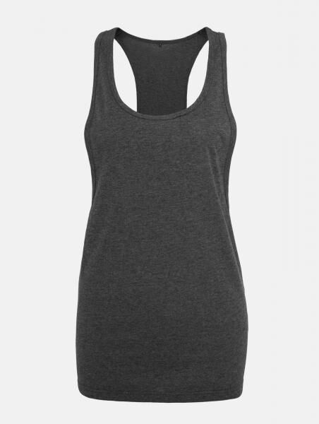 sportliches Build Your Brand Damen T-Shirt 110 g/m&sup2; mit Baumwolle Anthrazit