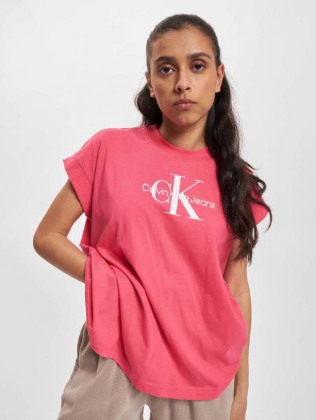 sportliches Calvin Klein Damen T-Shirt mit Baumwolle Pink