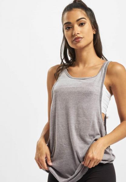 sportliches Urban Classics Damen T-Shirt 130 g/m&sup2; Grau