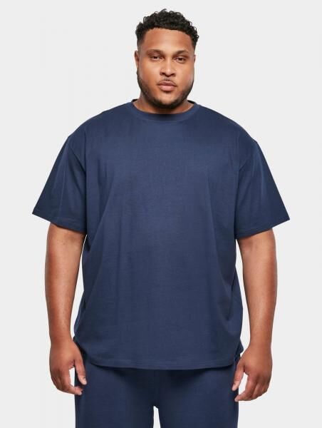 sportliches URBAN CLASSICS Herren T-Shirt 240 g/m&sup2; mit Baumwolle Navy