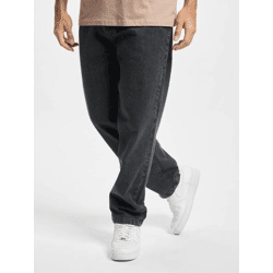 stylische Southpole Herren Jeans Reißverschluss Taschen mit Baumwolle Schwarz
