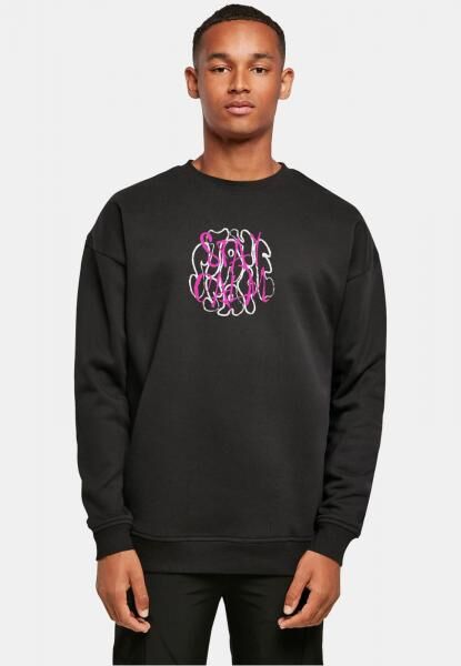weiches Merchcode Herren Sweatshirt 300 g/m&sup2; mit Baumwolle Schwarz
