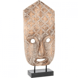 J-Line Statue primitive Maske Holz 58 cm