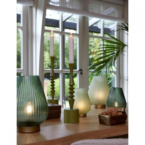 Light & Living Tischleuchte Tajera LED auf Batterie Pfirsich 28 cm
