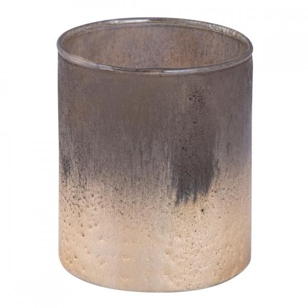 PTMD Windlicht „Monroe M“, goldfarben, 12 cm