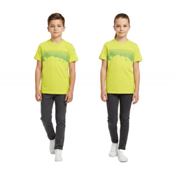 Aston Martin Formula 1 Car Graphic F1 Kids' Short-Sleeve Shirt—Sustainable Sports Shirt Made from Organic Cotton 701228852 001 Yellow