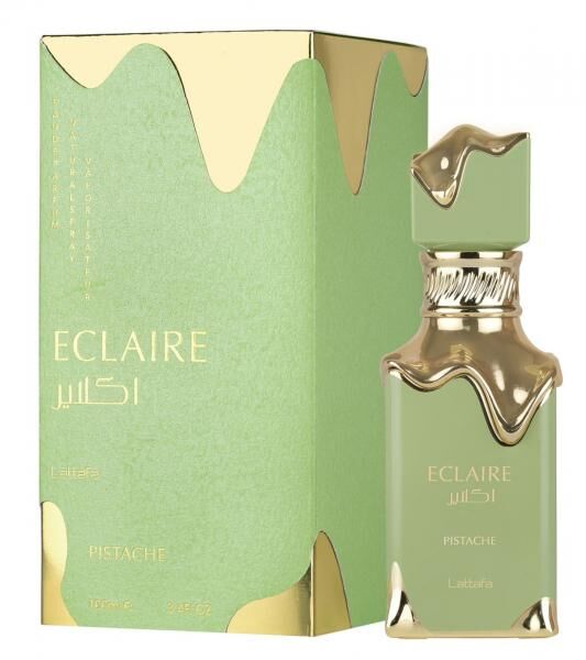 au&szlig;ergew&ouml;hnliches Lattafa Eclaire Pistache Unisex Parfum s&uuml;&szlig;ig cremiges K&ouml;rper-Parf&uuml;m f&uuml;r Damen und Herren 100ml Gr&uuml;n