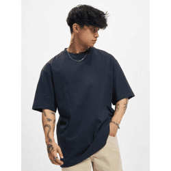 Comfortable URBAN CLASSICS Men's Oversized T-Shirt, 180 g/m², with cotton, navy