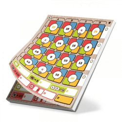 Color Square replacement block, foiled - board game