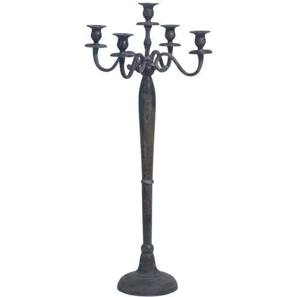 Kerzenleuchter Classic Aluminium Antik-Look 78 cm
