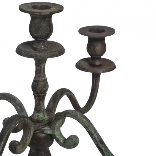Kerzenleuchter Classic Aluminium Antik-Look 78 cm
