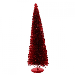 Weihnachtsbaum Sparkle Pailletten rot 50 cm