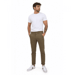 Classic BLEND BHTromp Men's Chino Pants with Zipper, Fabric Pants 20703188ME-71508 Brown