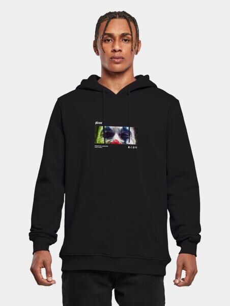 l&auml;ssiger Mister Tee Herren Hoodie Kapuze mit Baumwolle Schwarz