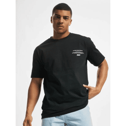 Casual MJ GONZALES Men's Oversized T-Shirt, 240 g/m², Cotton Blend, Black