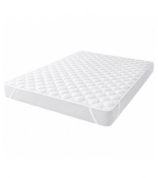 Mikrofaser-Matratzen-Schutzauflage mit 4 Spanngummis Schutz-Bezug passend f&uuml;r Matratzengr&ouml;&szlig;en 90x190cm bis 100x200cm 9983638 Wei&szlig;