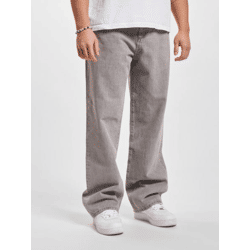 moderne DEF Herren Jeans Reißverschluss Taschen mit Baumwolle Grau