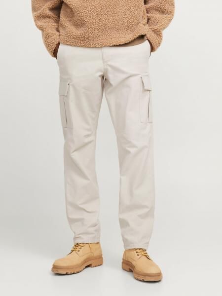 moderne Jack & Jones Herren Jeans mit Baumwolle Beige