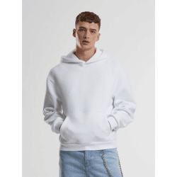moderner URBAN CLASSICS Herren Hoodie Kapuze 330 g/m² mit Baumwolle Weiß