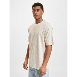 modernes DEF Herren T-Shirt Oversize mit Baumwolle Beige