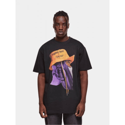 modernes Forgotten Faces Herren T-Shirt Oversize 240 g/m² mit Baumwolle Schwarz