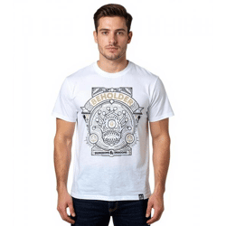 RE:COVERED X DUNGEONS & DRAGONS Herren T-Shirt BEHOLDER Baumwoll-Shirt Rundhals-Shirt RCHAS173 Beige