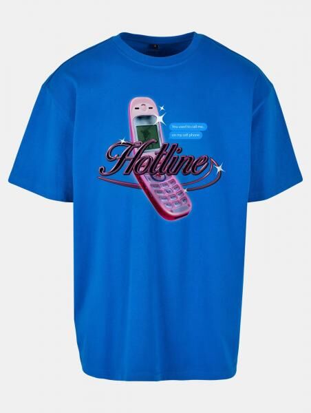 sportliches Mister Tee Herren T-Shirt Oversize mit Baumwolle Blau
